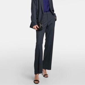 Vince Pinstripe Dress Pants Trouser Size 6 US In Blue / Multi Wool Blend